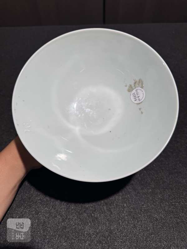 清雍正 蓝釉高足碗 - 图5